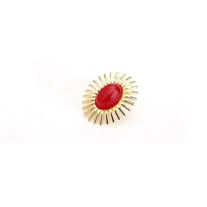 방탄소년단 Taehyung Retro Red Sun Fashion Earring