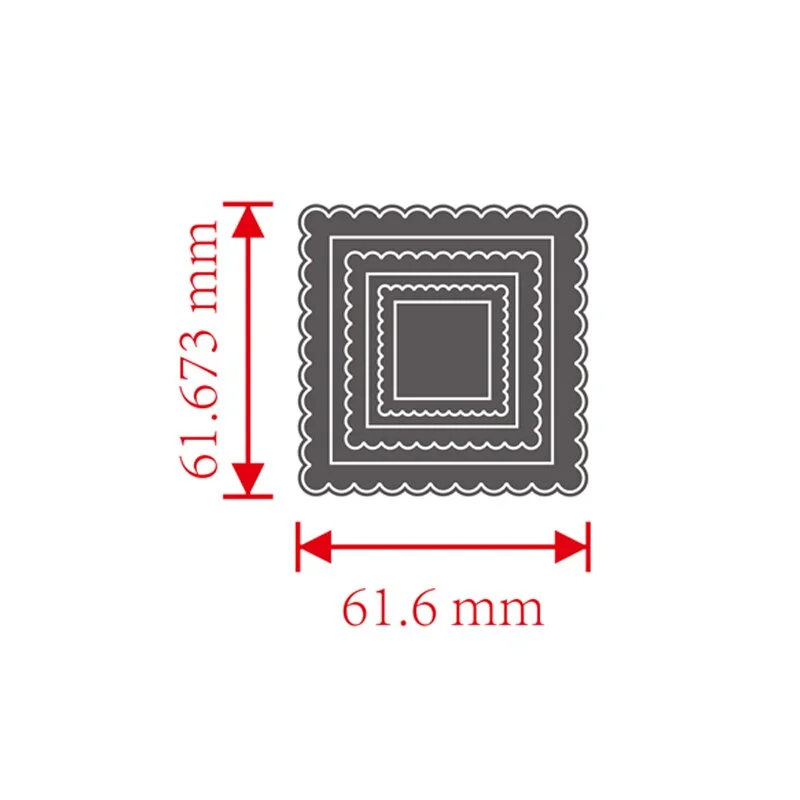 Cutting Dies New Arrival Frame Decorative Scrapbooking Clear Stamps DIY Crafts Photo Album Background Stencils for Card Making