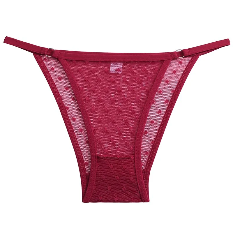 FINETOO Women Sexy Lace Floral Panties for Woman Underwear  Lingerie Female Briefs Panty Transparent M-2XL Women's Underpants