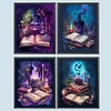 (US Only)4pcs Paint By Numbers Kit On Canvas DIY Oil Art Magic Potion Picture 40x50cm