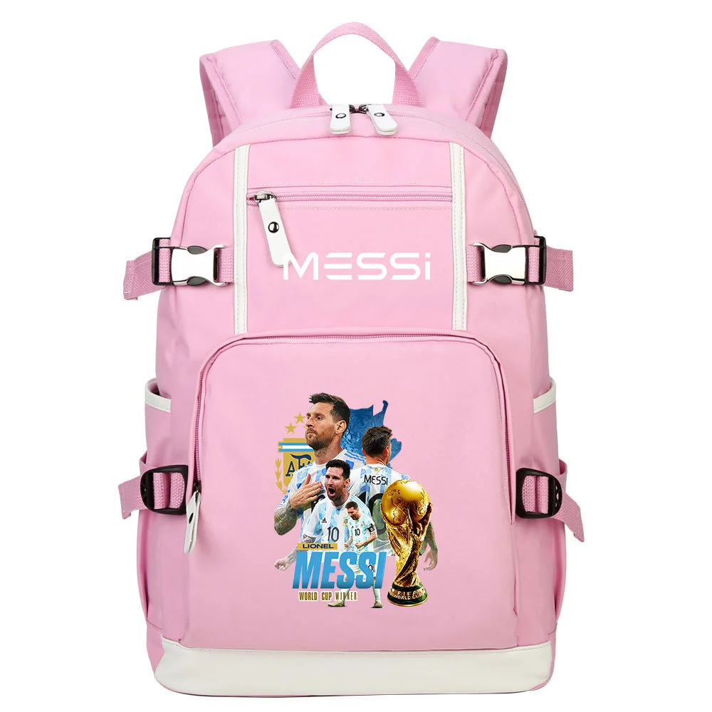 Buzzdaisy Get Your Child Ready for School with Lionel Messi Themed Backpack - Fits 15-Inch Laptop!