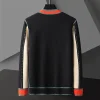 New long sleeve jacquard knitted sweater