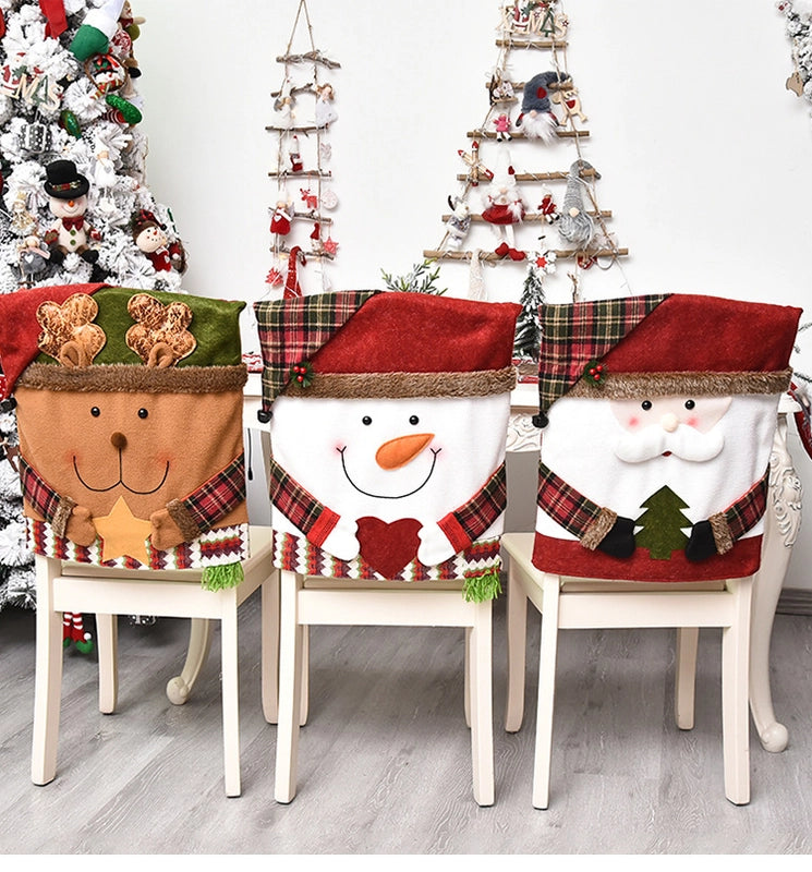 New Christmas Decorations Chair Cover Stool Cover New Doll Chair Cover European And American Decorative Ornaments Home Furnishings