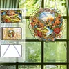 Diamond Painting Acrylic Country Stream Window Hanging Pendant for Home Decor
