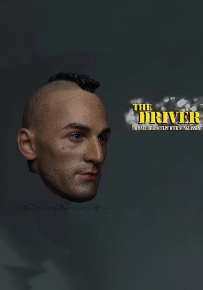Custom 1/6 scale The Drivr Head Sculpt fit 12" Male figure body toys-aliexpress