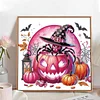 Diamond Painting - Partial Special Shaped Drill - Halloween Pumpkin(Canvas|30*30cm)