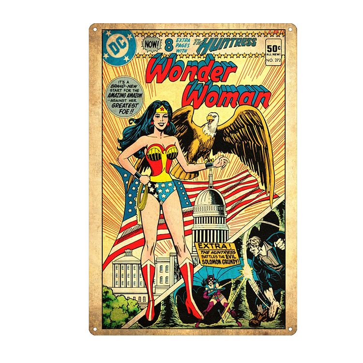 Avenger - Enseigne Vintage Métallique/enseignes en bois - 20*30cm/30*40cm
