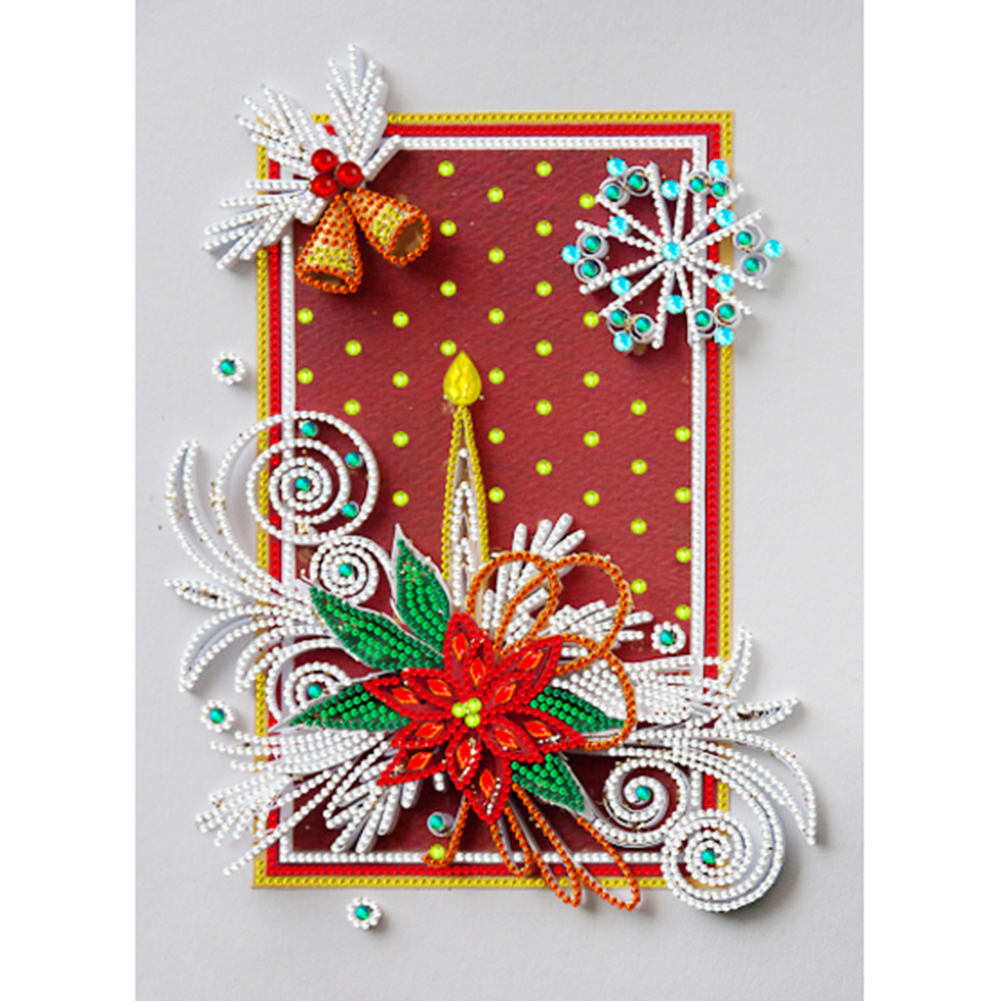 

Flower Quilling Paper Christmas - Special Shaped Diamond Painting - 30*40CM, 501 Original