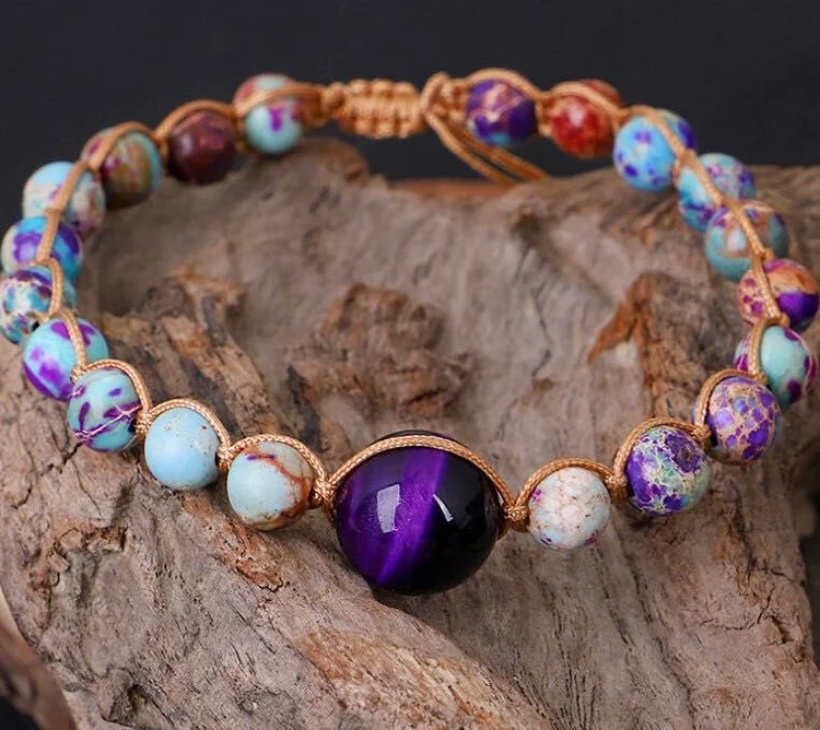 Handmade Imperial Turquoise Beaded Bracelet KERENTILA