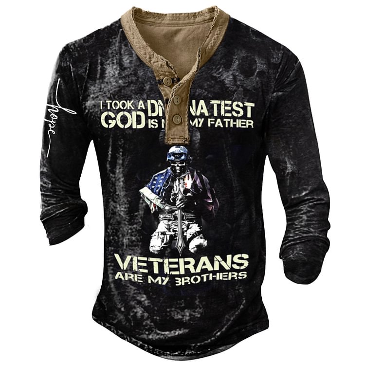 I Took A DNA Test God Is My Father Veterans Are My Brothers Shirt