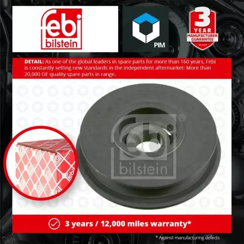 Dronehint Crankshaft Pulley 27215 Febi Belt 0614411 5614415 5614437 614411 9128177 Quality Parts