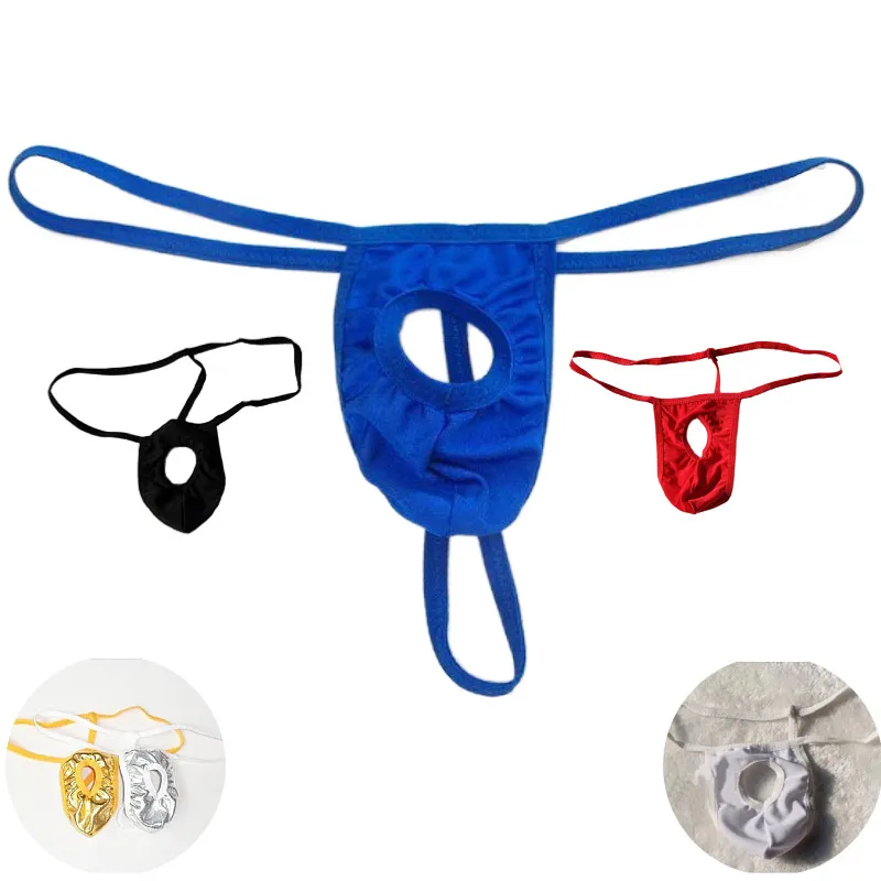 Churchf Men's Underwear Sex Style Before Open The Hole Dew Jj Panties Men's Super Sexy T-Word Trousers To Seduce Wild T-Pants