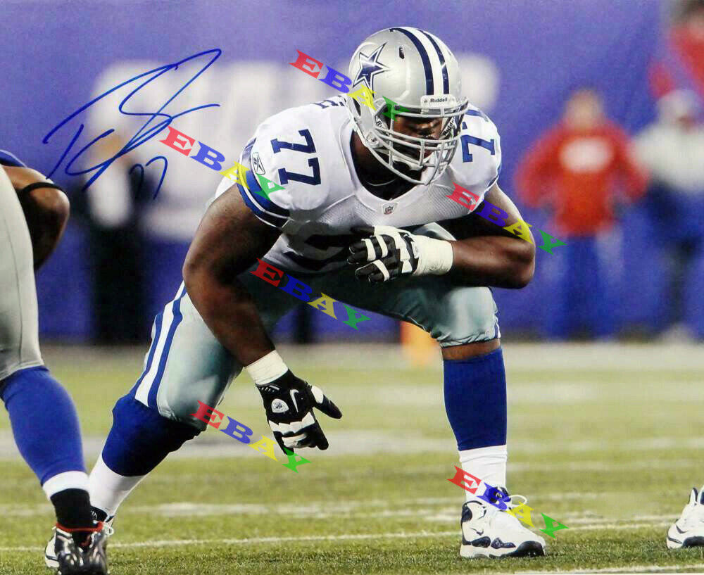 Tyron Smith Dallas Cowboys Signed Autographed 8x10 Photo Poster painting Reprint