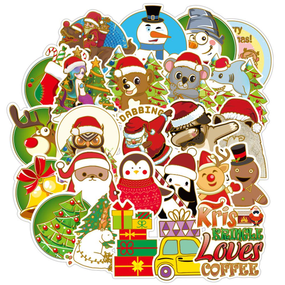 

52pcs Christmas Graffiti Stickers for Suitcase Laptop Phone Skateboard Car, 501 Original