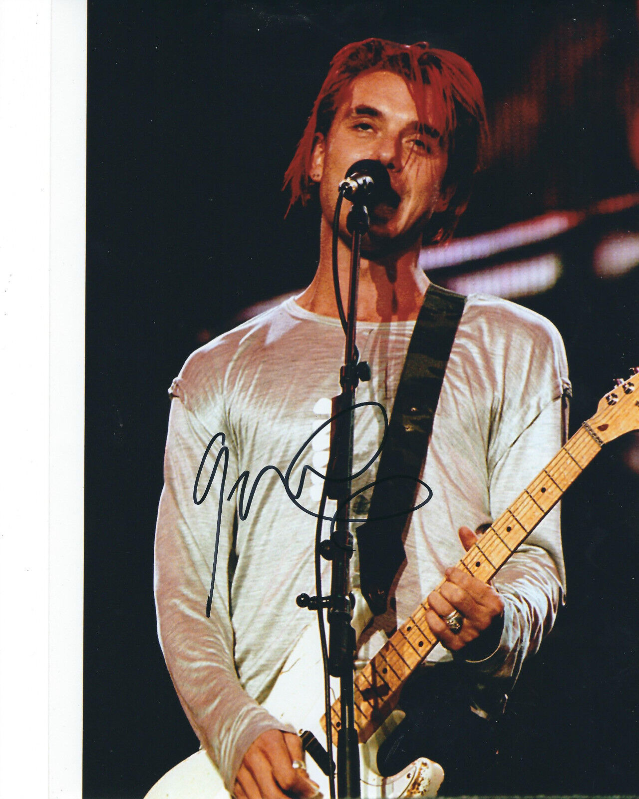 GAVIN ROSSDALE BUSH AUTOGRAPHED Photo Poster painting SIGNED 8X10 #2 GUITARIST LEAD VOCALIST