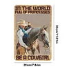 (Multi Style)Cowboy - Metal Tin Signs(8*12Inch)