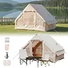 [US Local Warehouse] Inflatable Camping Tent with Pump Waterproof Oxford Blow Up Tent for Outdoors
