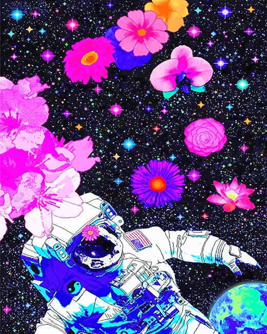 

Aesthetic Space Man – Paint By Numbers - 40*50CM, 501 Original