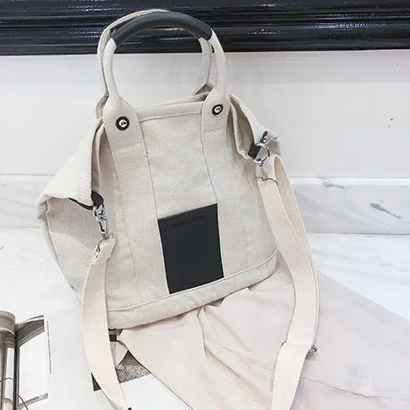 2019 Summer FashionWomen's Large Capacity Canvas Shoulder Bag Messenger Luxury Handbags Women Bags Designer Canvas Tote Bag Sac