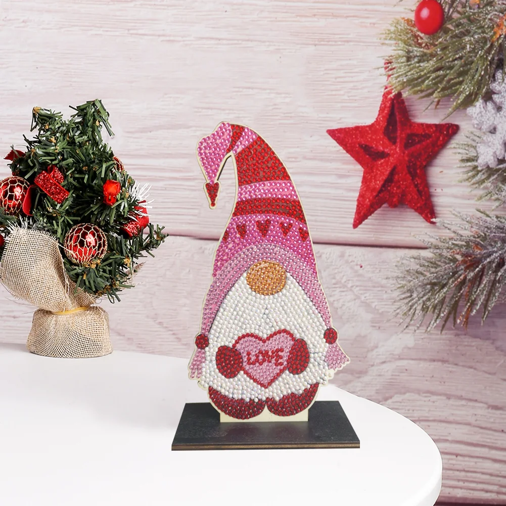 Christmas Diamond Art Ornaments Rhinestones Single-Sided for Kids Gifts