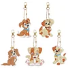 DIY Diamond Painting Keychain-5pcs/Set Dog Bag Keychain Jewelry Gift