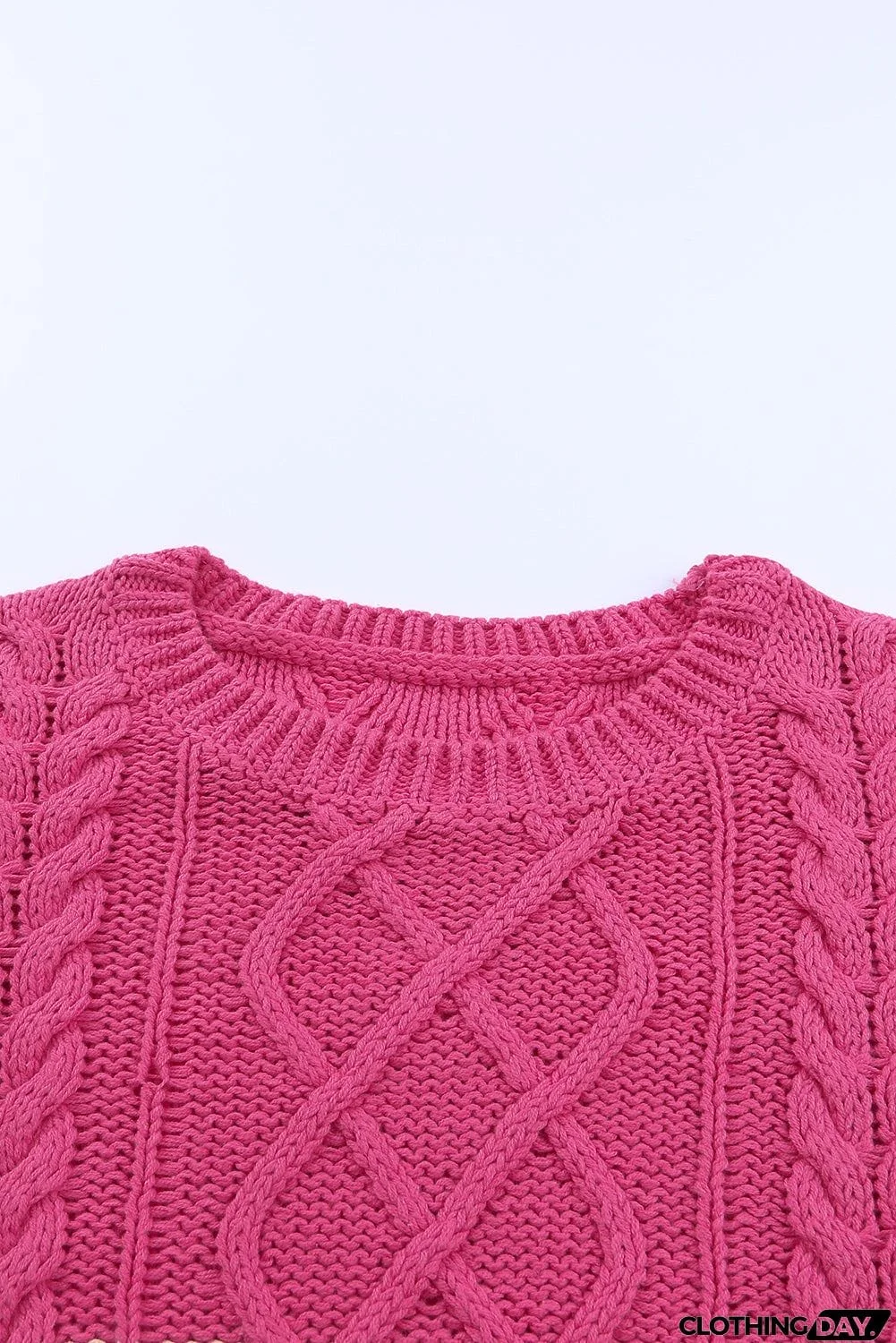 Striped Color Block Textured Knit Pullover Sweater