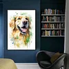 (Stamped/Counted) Golden Retriever-11CT Cross Stitch 40*60cm(Big Size)
