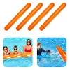 Inflatable Buoyancy Stick with Handle Pool Float Stick for Pool (Orange20x150cm)