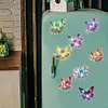 R&eacute;frig&eacute;rateur magn&eacute;tique de peinture 8PCS-Butterfly-Diamond
