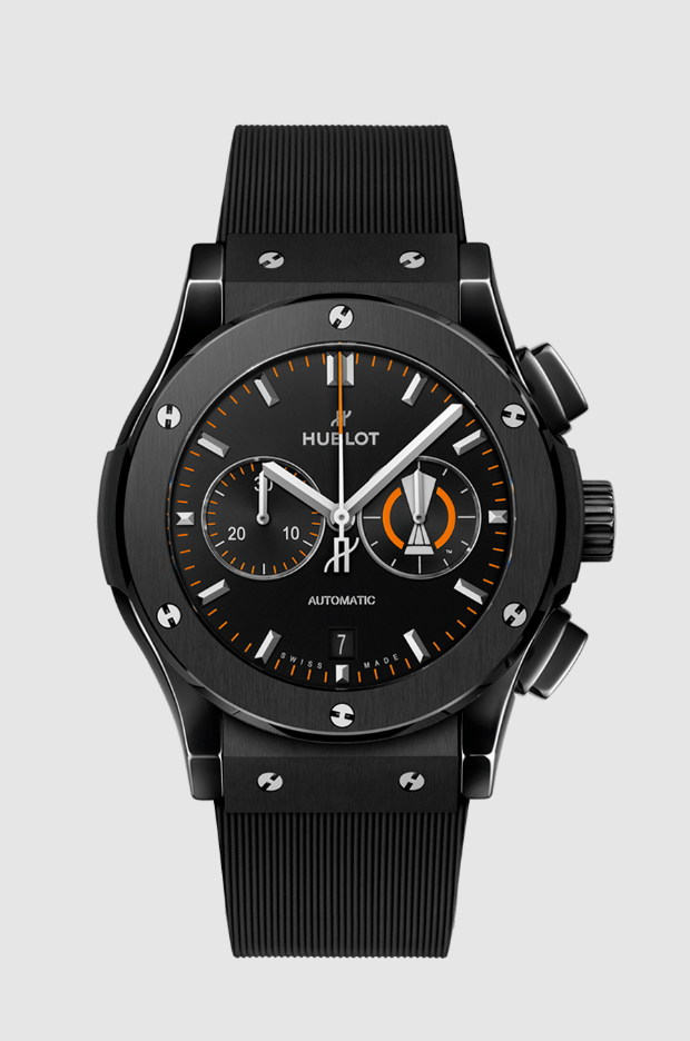 HUBLOT CLASSIC FUSION CHRONOGRAPH UEFA EUROPA LEAGUE CERAMIC 42MM