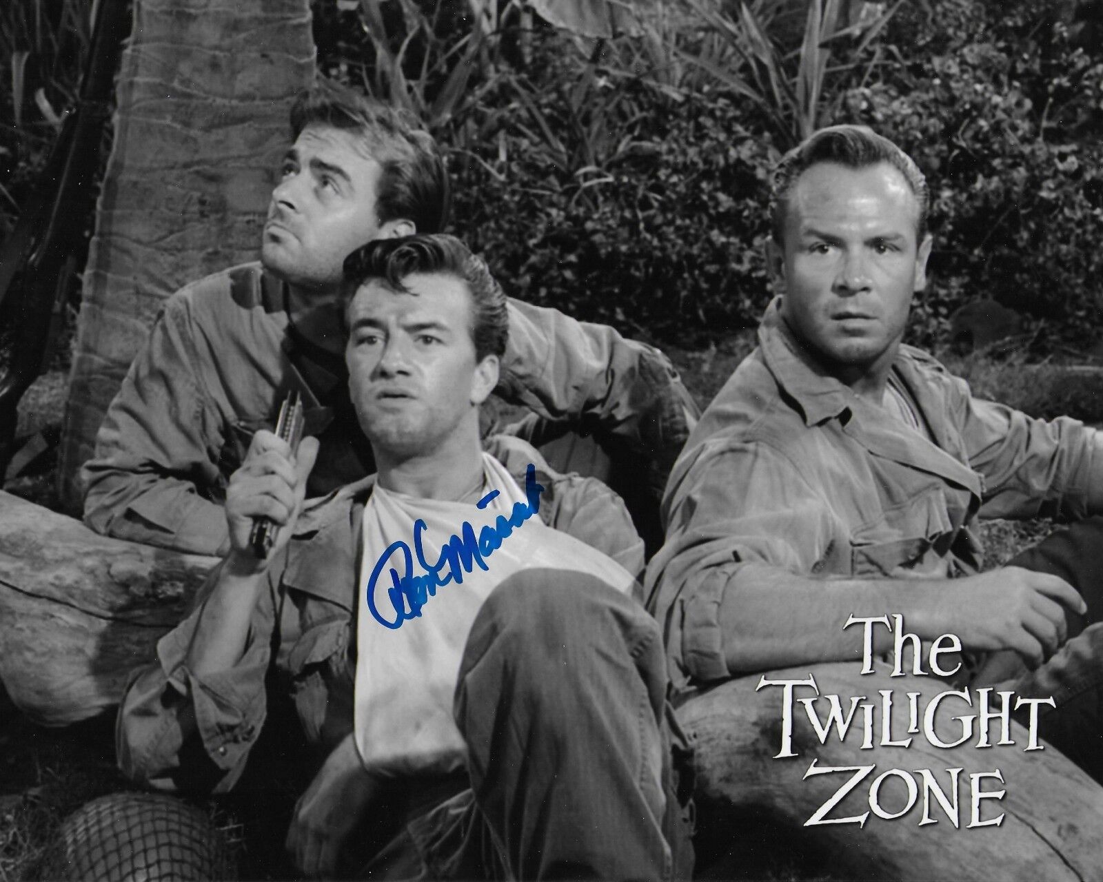 Ron Masak Twilight Zone Original In Person Autographed 8X10 Photo Poster painting