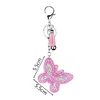 Full Drill Special Shaped Diamond Painting Butterfly Bag Keychain Pendant