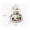 American MR.C Christmas tree music box snowflake rotating crystal ball