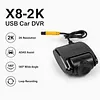 2K USB Dash Cam DVR ADAS Front Camera for Android Car Stereo
