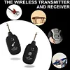 A8 UHF Wireless System Electric Guitar Pickup Audio Transmitter Receiver