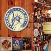 New York - Round Metal Tin Signs(12*12Inch)