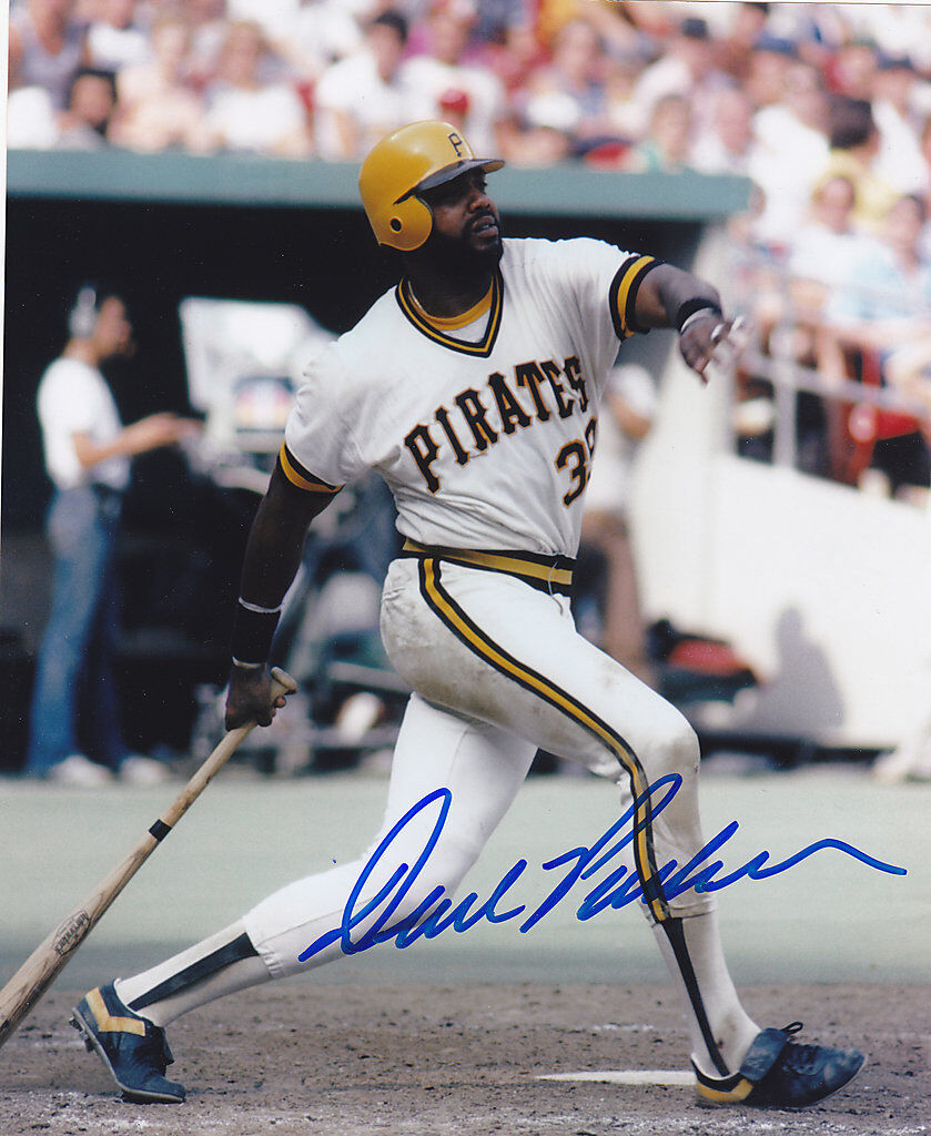 DAVE PARKER PITTSBURGH PIRATES ACTION SIGNED 8x10