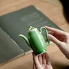 Emerald high-end exquisite ceramic teapot for home use