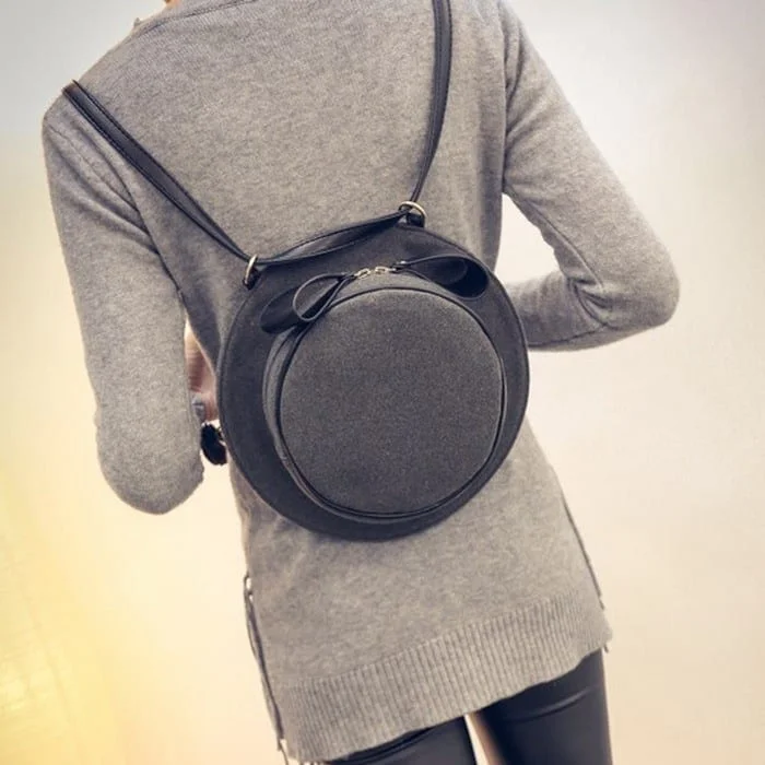 Cute Bow Shoulder Creative Girl Hat Cross Bag