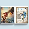 Religion Full 11CT 3 Strands DIY Counted Cross Stitch Kits Needlework Embroidery Kit for Beginners Adults Home Decor