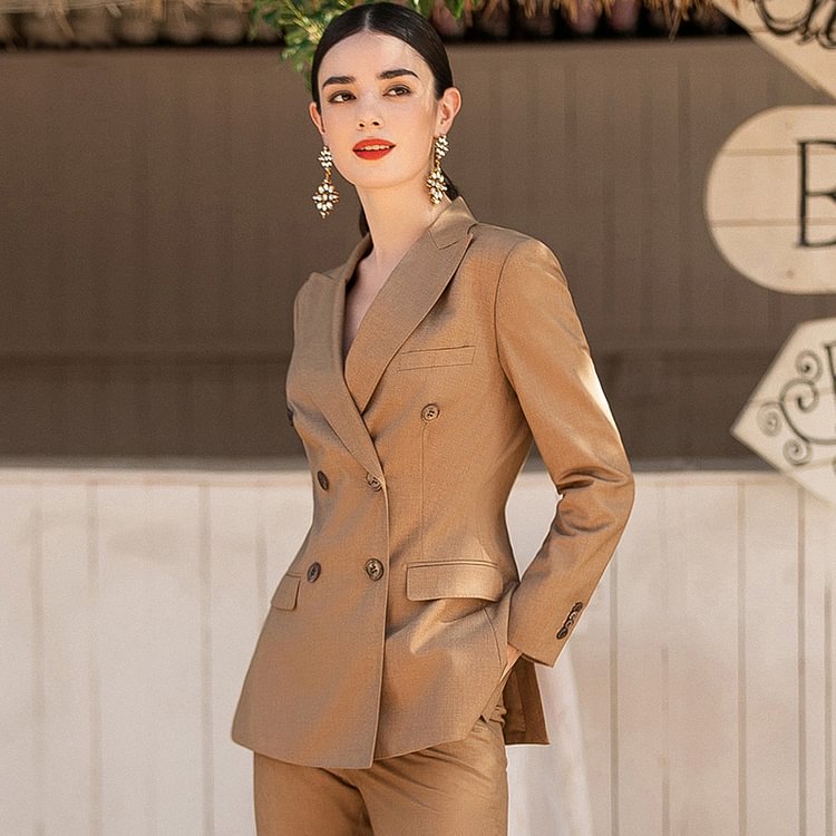 Women's Professional Suit Two Piece Set