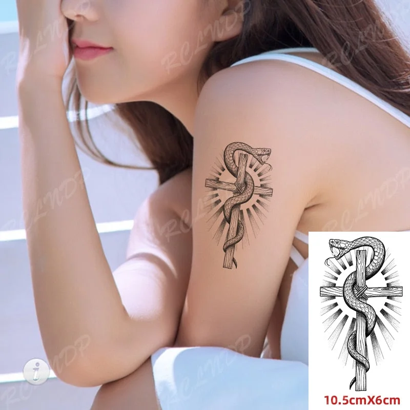 Waterproof Temporary Tattoos Sticker letters Love tatoo heartbeat wave Water Transfer Flash fake tattoo for girl women 10.56cm