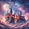 Castle-11CT Stamped Cross Stitch 50*50cm/19.69*19.69in