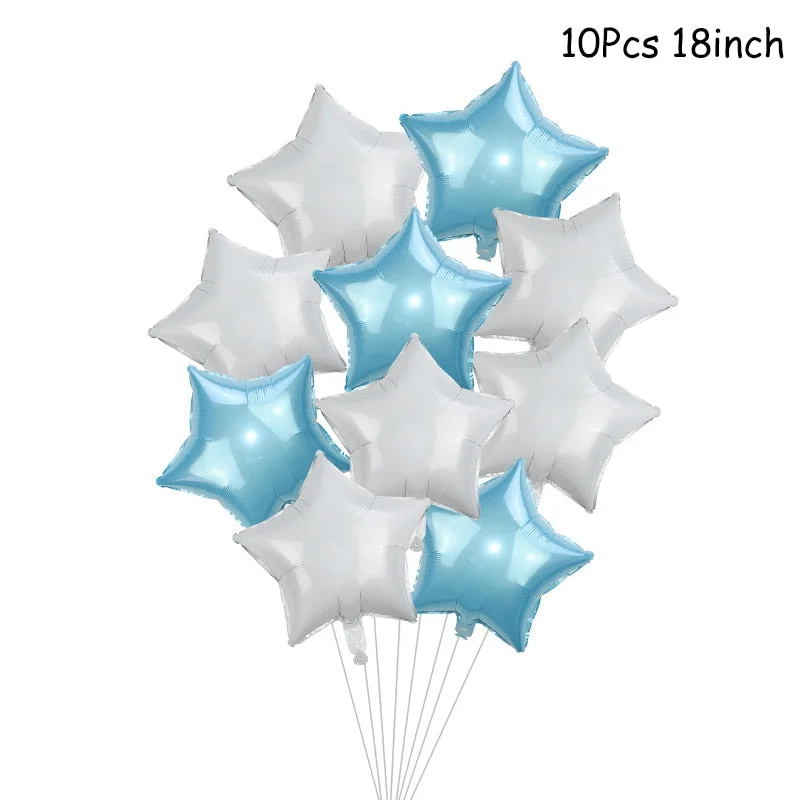 First Birthday Baby Boy Girl Party 1st Birthday Party Decoration Banner Balloons 1 One Year Old Party Baby Shower Decor Supplies