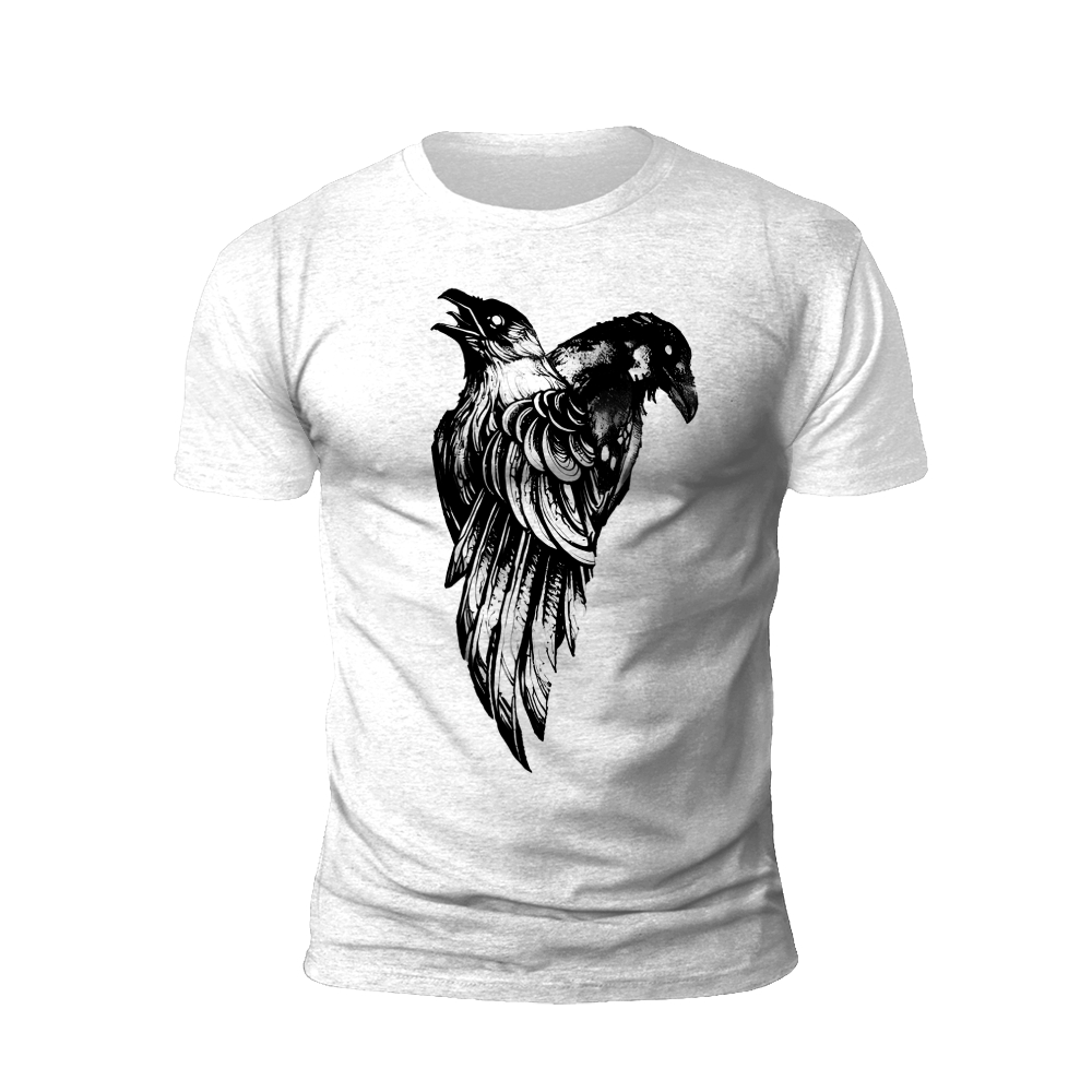 Caw of the Wild: Ravens' Embrace T-shirt