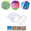50pcs DIY Diamond Painting Werkzeuge selbstklebende Taschen f&uuml;r Bastelbedarf (wei&szlig;)