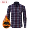 Men's Large Size Casual Warm Shirt