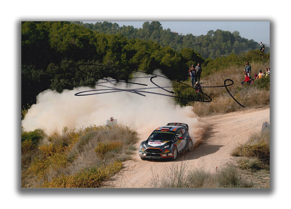 ROBERT KUBICA HAND SIGNED 12X8 Photo Poster painting - RALLY AUTOGRAPH 1.