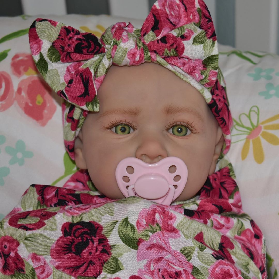 Rbgdoll® Realistic Miniature 12'' Macneil Soft Weighted Body  Reborn Baby Doll Girl That Looks Real Gift
