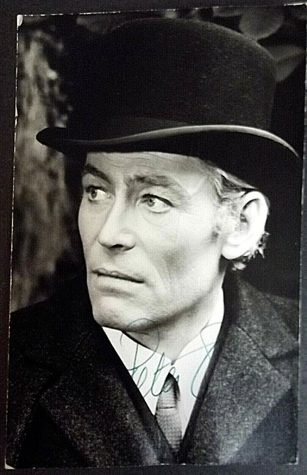 PETER O TOOLE (THE RULING CLASS) SIGN AUTOGRAPH Photo Poster painting CARD IN PEN *